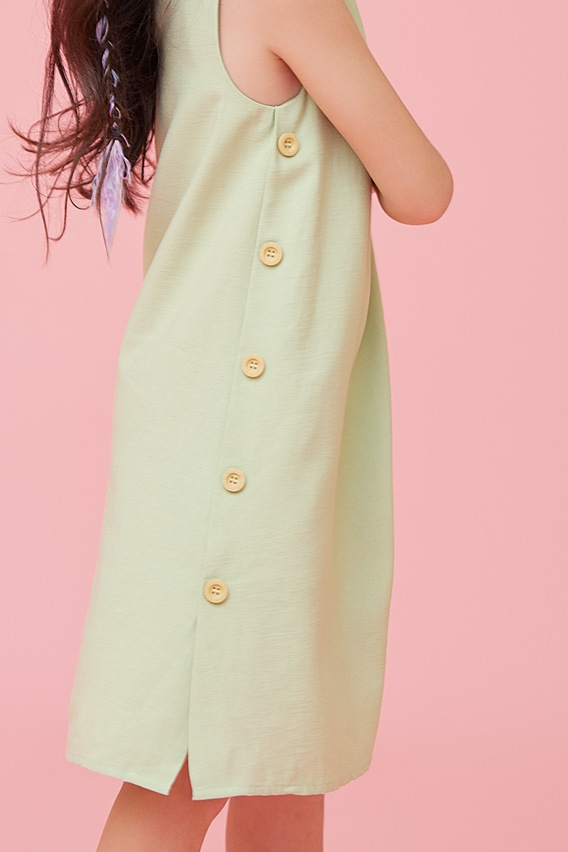 KIDS Fawne A-line Dress in Tea