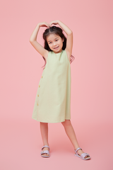 KIDS Fawne A-line Dress in Tea