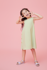 KIDS Fawne A-line Dress in Tea