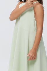 KIDS Valencia Swing Dress in Green