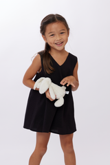KIDS Lana Straight Dress in Black