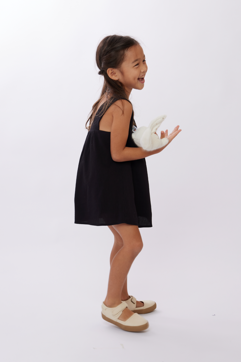 KIDS Lana Straight Dress in Black