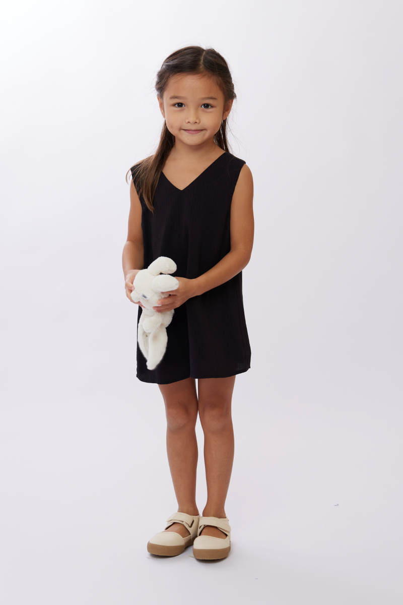KIDS Lana Straight Dress in Black