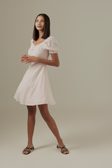 Juleen Checkered Dress in Rose