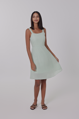 Ellora Textured Dress in Mint