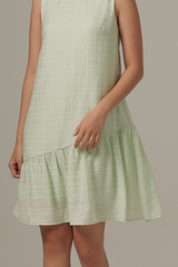 Felice Dropwaist Dress in Green