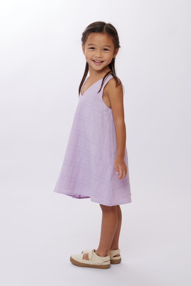 KIDS Devika Swing Dress in Wisteria