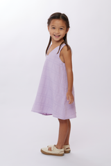 KIDS Devika Swing Dress in Wisteria