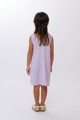 KIDS Devika Swing Dress in Wisteria
