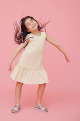 KIDS Marley Ruffled Dress in Daffodil