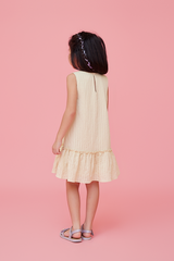 KIDS Marley Ruffled Dress in Daffodil