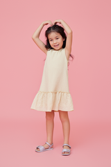 KIDS Marley Ruffled Dress in Daffodil