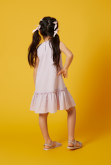 KIDS Marley Ruffled Dress in Lilac