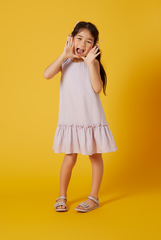 KIDS Marley Ruffled Dress in Lilac