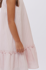 KIDS Marley Ruffled Dress in Pink