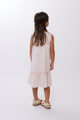 KIDS Marley Ruffled Dress in Pink