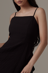 Joby Textured Dress in Black