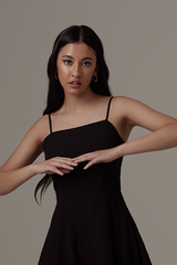 Joby Textured Dress in Black