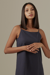 Hailey Maxi Dress in Navy Blue