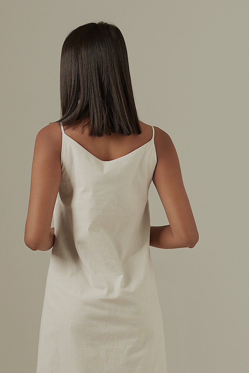 Hailey Maxi Dress in Silver