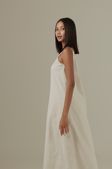 Hailey Maxi Dress in Silver
