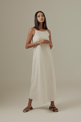 Hailey Maxi Dress in Silver