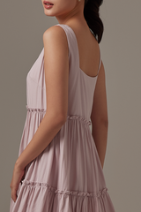 Nadine Tiered Dress in Yam