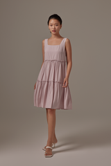 Nadine Tiered Dress in Yam