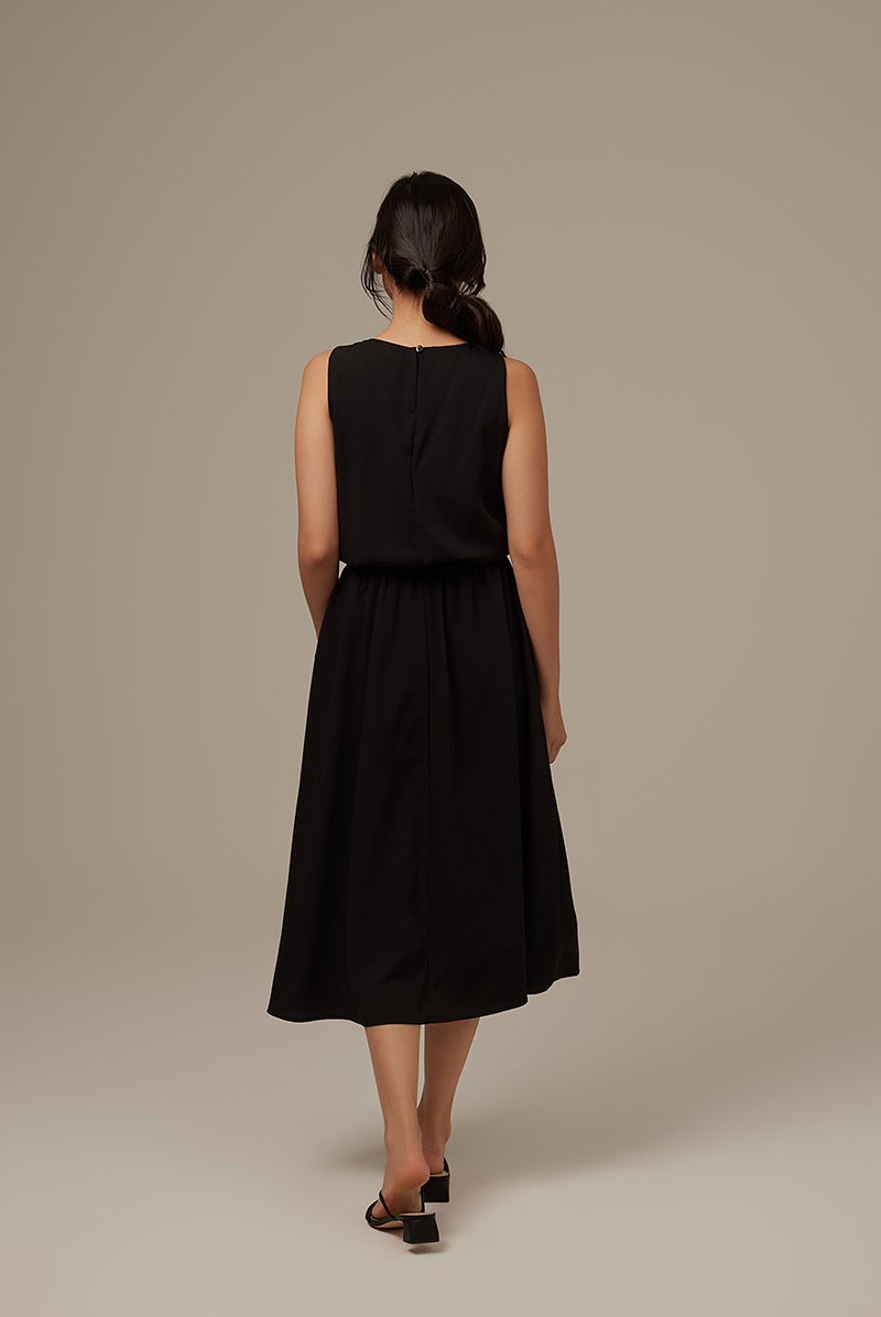 Catherine Swing Dress in Black