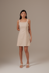 Skera Tweed Dress in Khaki