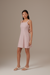 Skera Tweed Dress in Light Pink