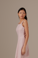 Skera Tweed Dress in Light Pink