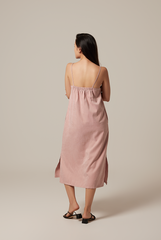 Chermaine Slip Dress in Blush