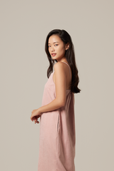 Chermaine Slip Dress in Blush