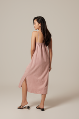 Chermaine Slip Dress in Blush