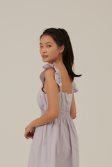 Tailyn Smocked Waist Dress in Lilac