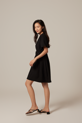 Rumiel Kimono Dress in Black