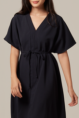 Rumiel Kimono Dress in Navy Blue