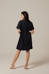 Rumiel Kimono Dress in Navy Blue