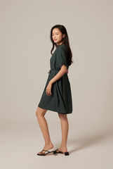 Rumiel Kimono Dress in Pine