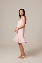 Raylyn Waffle Textured Dress in Pink