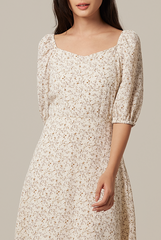 Kadita Floral Sweetheart Dress