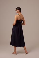 Leah Textured Midi Dress
