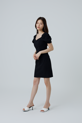 Dove Sweetheart Bodycon Dress in Black