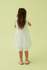 KIDS Dylane Textured Dress in Mint