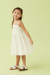 KIDS Ohera Floral Babydoll Dress in Daffodil