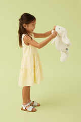 KIDS Riley Tiered Dress in Butter