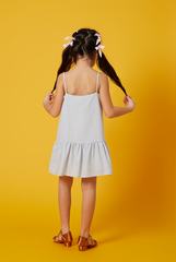 KIDS Alexandra Dropwaist Dress in Baby Blue