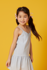 KIDS Alexandra Dropwaist Dress in Baby Blue