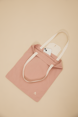 Foldable Tote Bag in Blush